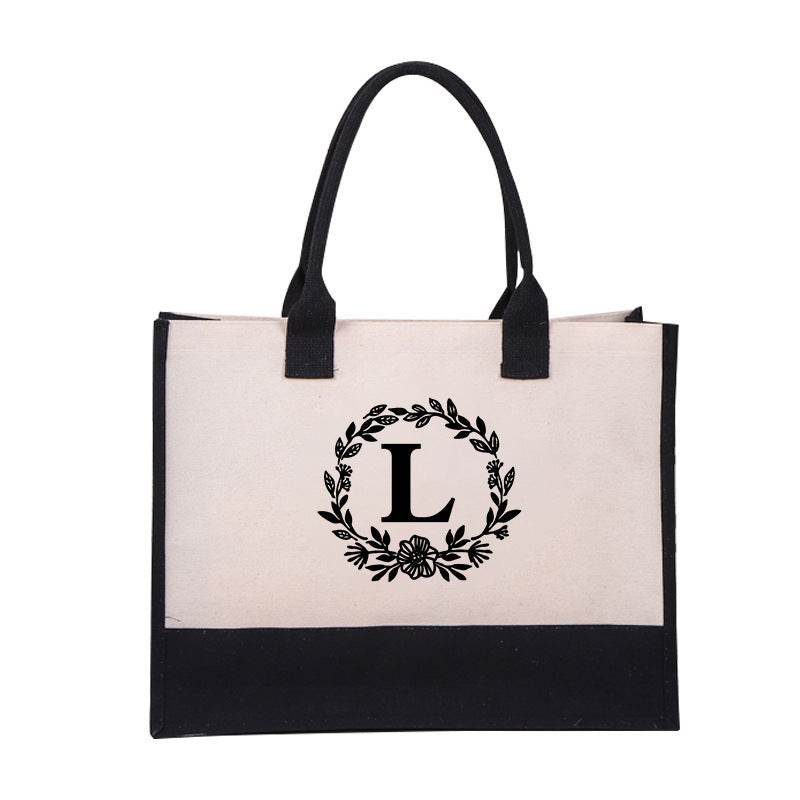 Stylish Cotton Linen Tote Bag - Fashionable Beach & Shoulder Bag - Buy Center