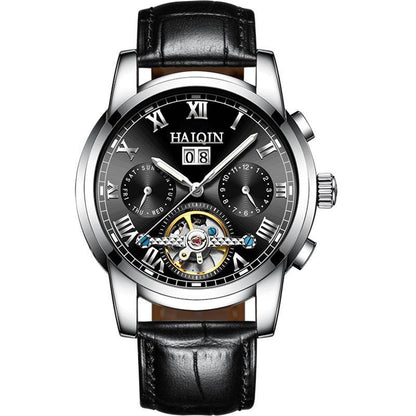 Men's Waterproof Luminous Tourbillon Watch - Stylish Mechanical Timepiece - Buy Center