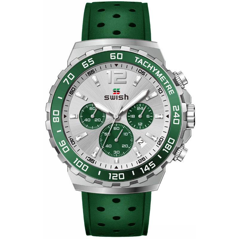 Buycenter Men's Sports Quartz Watch - Luminous Silicone Strap, Trendy Styles - Buy Center