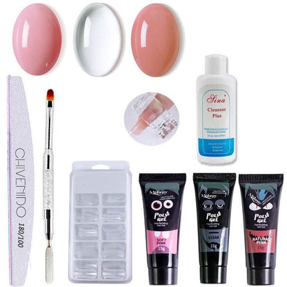 Nail Art Solid Extension Glue Set - Multi-Purpose & 4 Color Options - Buy Center