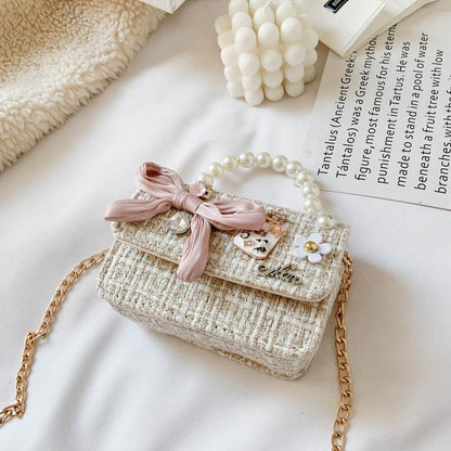 Girl's Pearl Handbag - Waterproof, Anti-Theft, Trendy Korean Design - Buy Center
