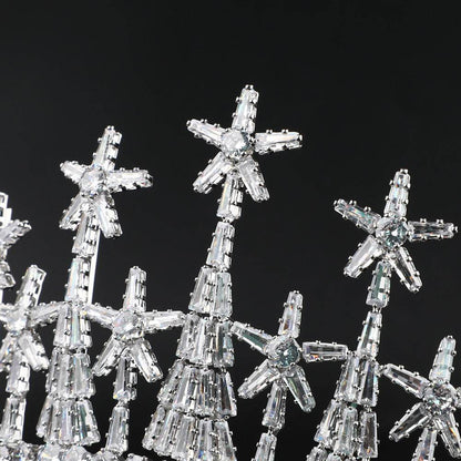 Elegant Zircon Bridal Crown - Luxury Wedding Hair Jewelry, 2025 Style - Buy Center