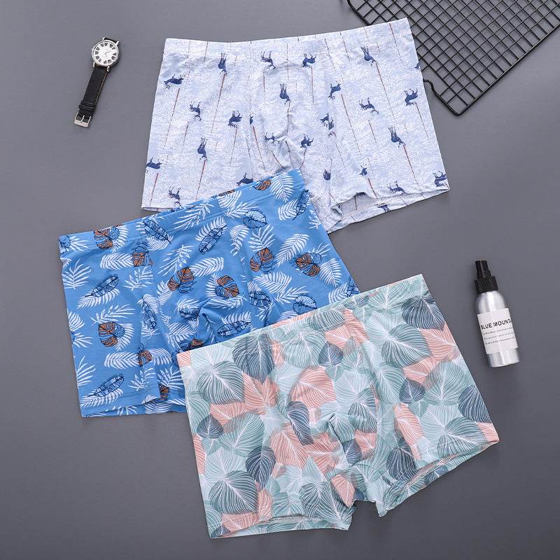 Comfortable Antibacterial Boxer Brief Shorts for Men - Mid-Waist Fit - Buy Center