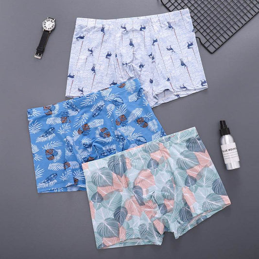 Comfortable Antibacterial Boxer Brief Shorts for Men - Mid-Waist Fit - Buy Center