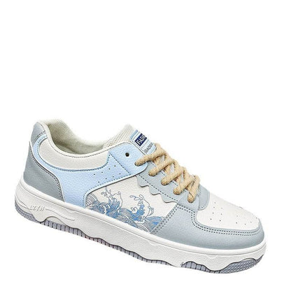 Versatile Low-Top Sneakers for Men - Stylish Light Blue & Beige Options - Buy Center