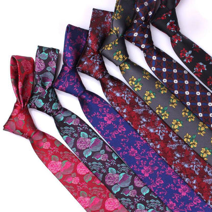 Men's Casual Fashion Tie - Flower Graffiti 6cm Bow Tie for Trendy Looks - Buy Center
