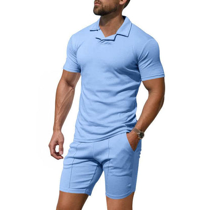 Buycenter Men's Slim Fit Casual Shirt & Shorts - Quick-Drying Outfit - Buy Center