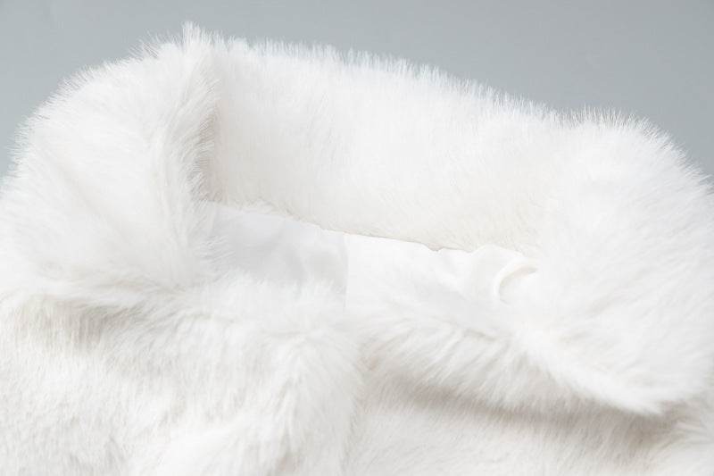 Buycenter Solid Color Short Fur Coat - High-Grade Temperament Style - Buy Center