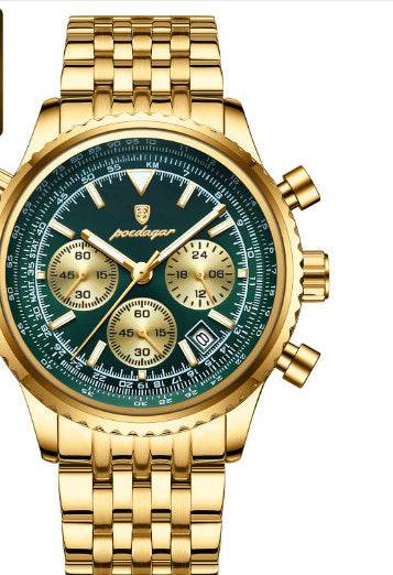 Men's Waterproof Luminous Quartz Watch - Multi-Function & Stylish Design - Buy Center