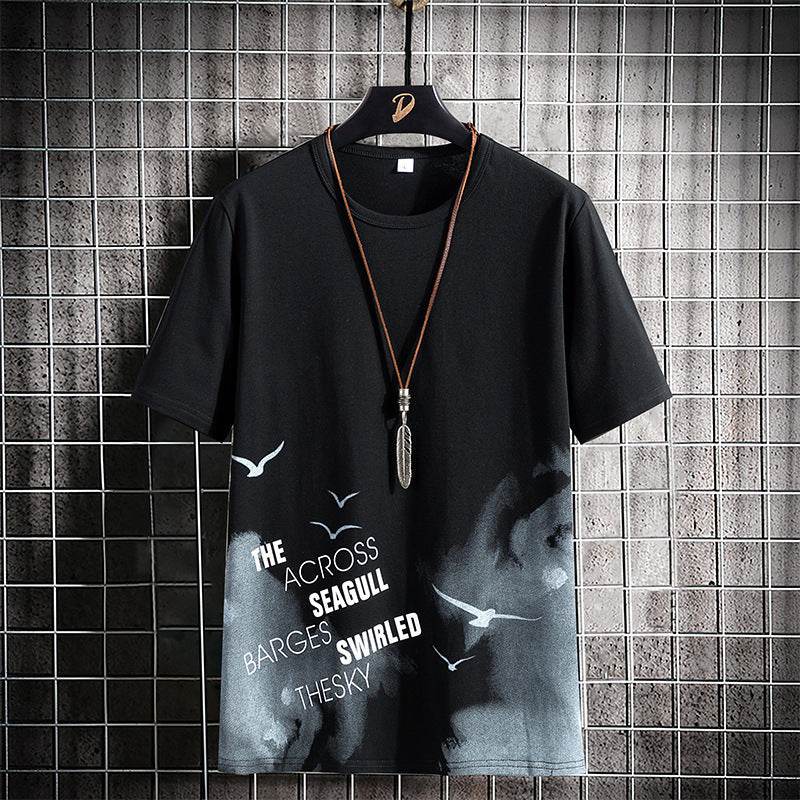 Buycenter Round Neck Casual Half Sleeve Shirt - Comfortable Cotton Fit - Buy Center