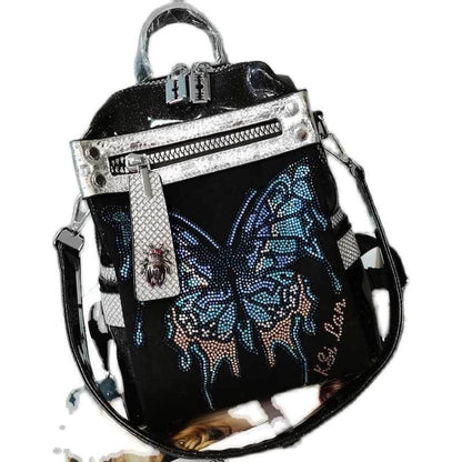 Delicate Rhinestone Butterfly Shoulder Bag - Premium Stylish Evening Accessory - Buy Center