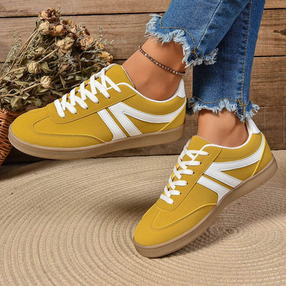 Casual Women's Lace-Up Round Toe Flats - Stylish Slip-On Shoes 2025 - Buy Center