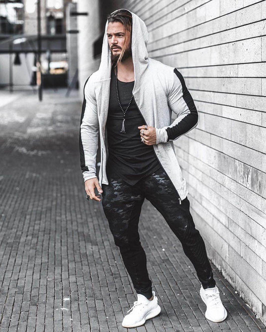 Men's Casual Sports Sweater - Trendy Cotton Outdoor Wear for Comfort - Buy Center