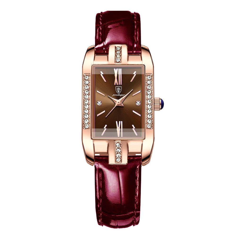 Waterproof Ultra-Thin Quartz Watch for Women - Stylish Rose Gold Design - Buy Center