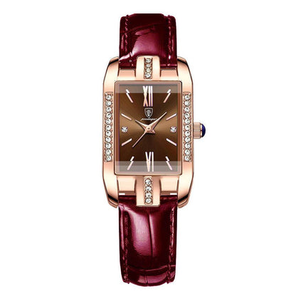 Waterproof Ultra-Thin Quartz Watch for Women - Stylish Rose Gold Design - Buy Center
