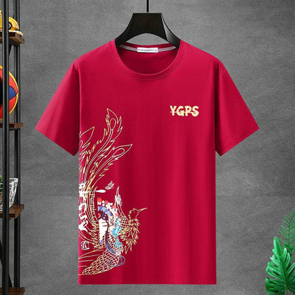 Men's Plus Size Oversized Short Sleeve T-shirt - Cotton Blend, Loose Fit - Buy Center