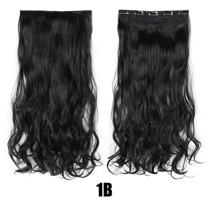Women's Big Wavy Long Curly Hair Extensions - Fluffy No Trace Design - Buy Center