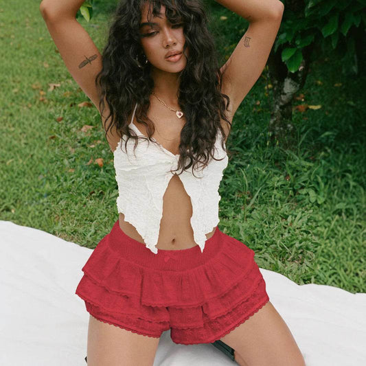 Buycenter Women's Bow Decorative Lace Half-Length Bud Skirt - Stylish & Chic - Buy Center