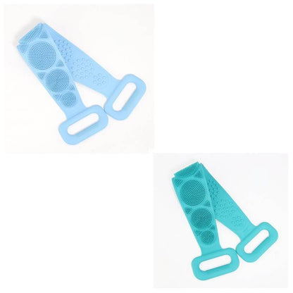 Premium Bath Towel Silicone Rubbing Back Towel - Double-Sided Comfort - Buy Center