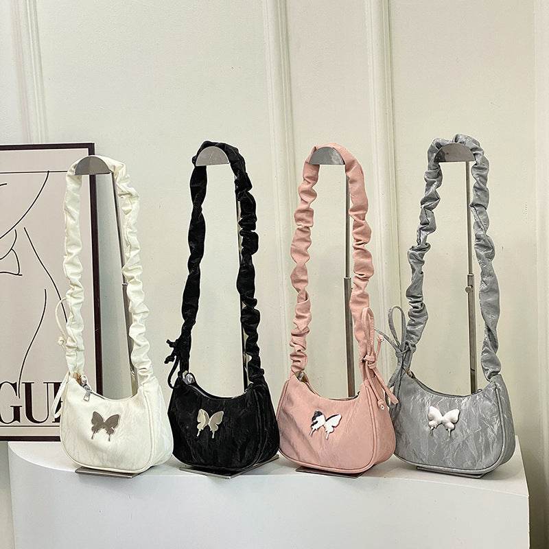 Buycenter Casual Crossbody Bag - Bow Design, Soft PU Material - Buy Center