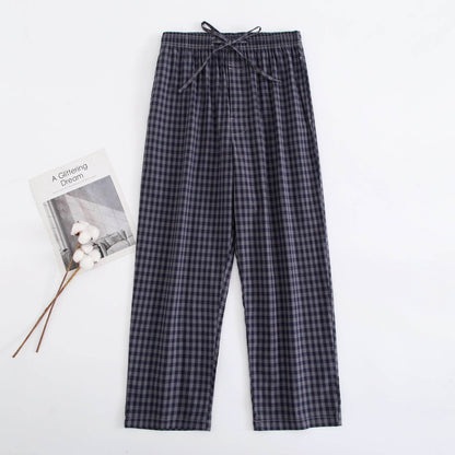 Buycenter Men's Thin Cotton Pajamas - Comfortable & Breathable Sleepwear - Buy Center