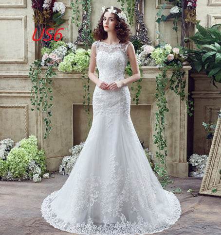 Buycenter Lace Mermaid Wedding Dress - Sexy Trailing Design for Brides - Buy Center