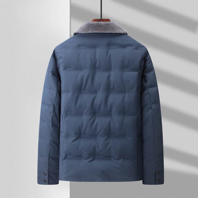 Detachable Wool Lapel Business Jacket - Premium Stylish Winter Coat for Men - Buy Center