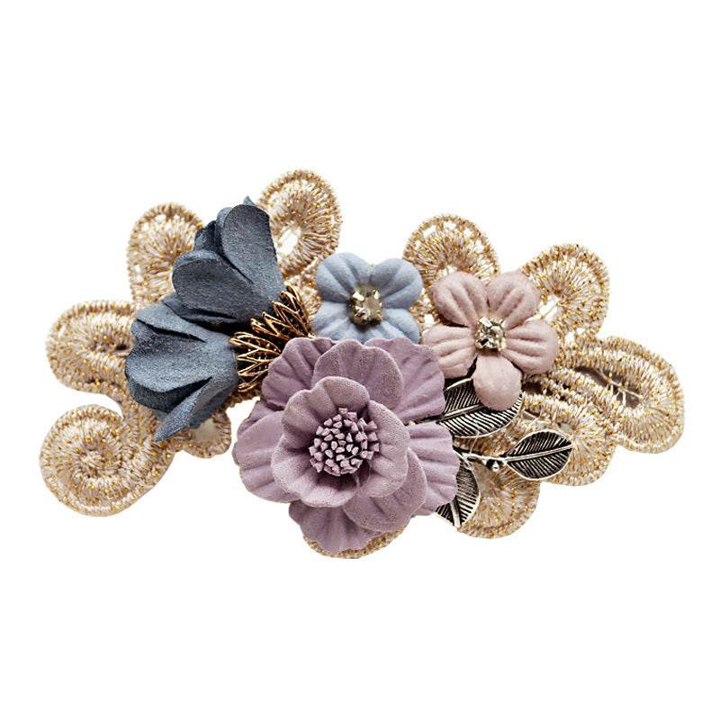 Elegant Handmade Bow Hair Accessories - Pearl Flower Hair Ring 2025 - Buy Center