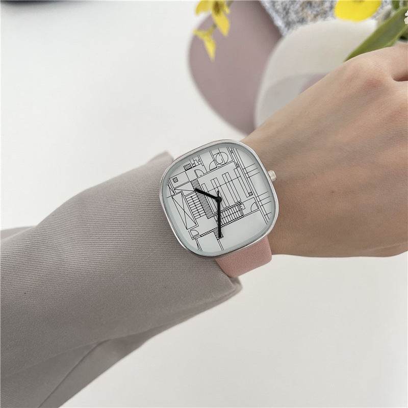 Leisure Milk Sugar Square Women's Watch - Stylish Sports Timepiece 2025 - Buy Center