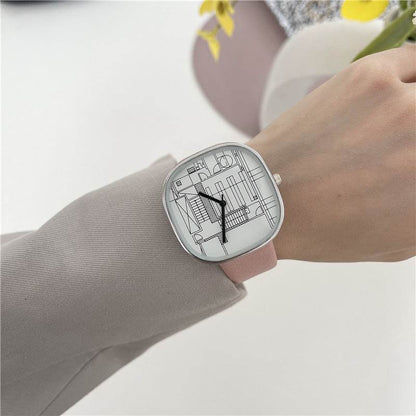 Leisure Milk Sugar Square Women's Watch - Stylish Sports Timepiece 2025 - Buy Center