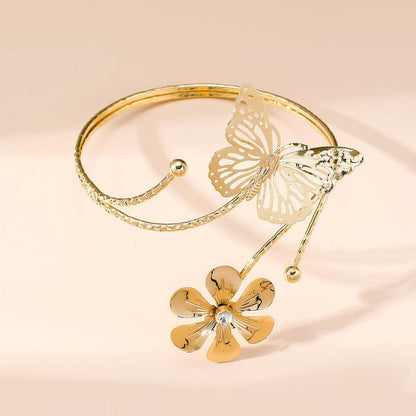 Buycenter Three-Dimensional Butterfly Arm Decoration - Exquisite Gold Alloy - Buy Center
