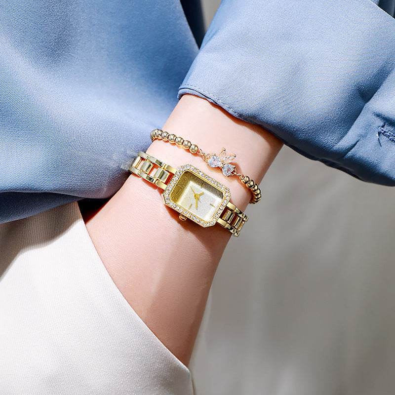 Elegant Women's Rhinestone Watch - Stylish & Compact Timepiece for 2025 - Buy Center