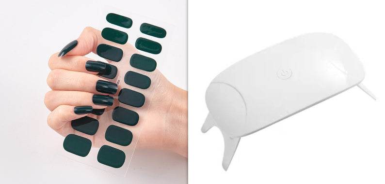 Waterproof Letter Color Nail Stickers - Long Lasting Stylish Designs - Buy Center