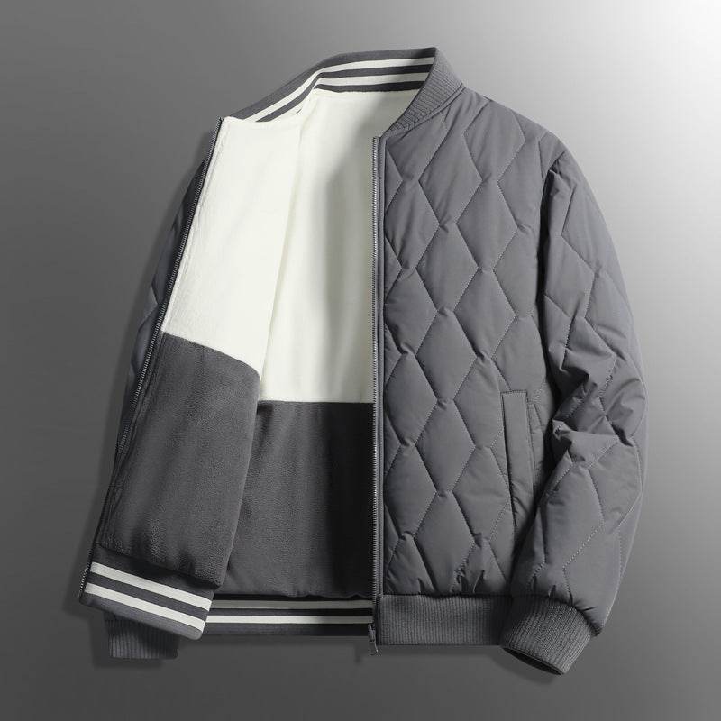 High-End Reversible Cotton Parka - Stylish Baseball Collar for 2025 - Buy Center
