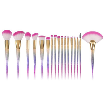 Wave-Like Makeup Brush Set - Luxurious Non-Shedding Bristles 2025 - Buy Center