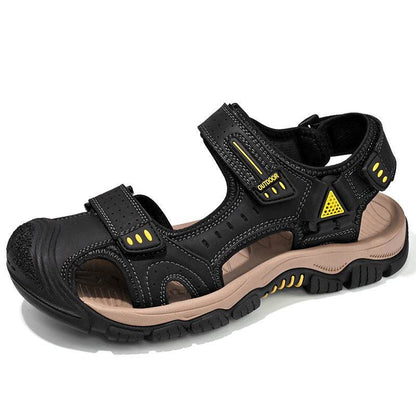 Men's Outdoor Sandals - Breathable Velcro Comfort, Non-Slip Support - Buy Center