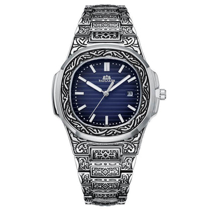 Carved Quartz Parrot Calendar Watch - Glow-in-the-Dark Waterproof Style - Buy Center