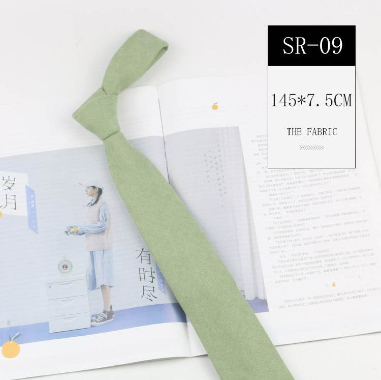 Korean Style Unisex Suede Bow Tie - Trendy Casual Accessory 2025 - Buy Center