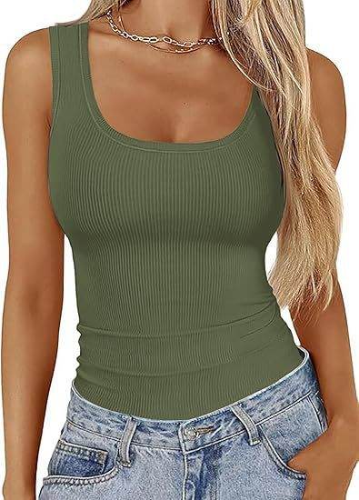Buycenter Women's Slim-Fit Vest - Stylish Pullover Top in Various Colors - Buy Center