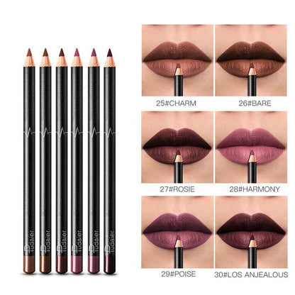 36 Color Waterproof Lip Liner - Non-Smudge & Long Lasting Shades - Buy Center