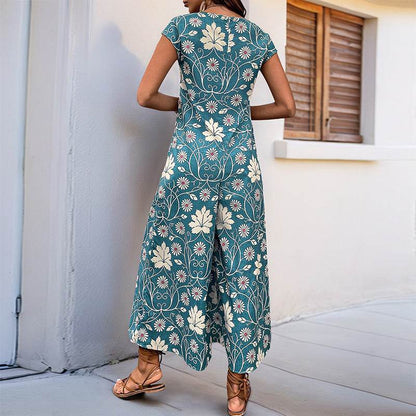 Buycenter Wide Leg Jumpsuit - Elegant Printed Romper for Stylish Looks - Buy Center