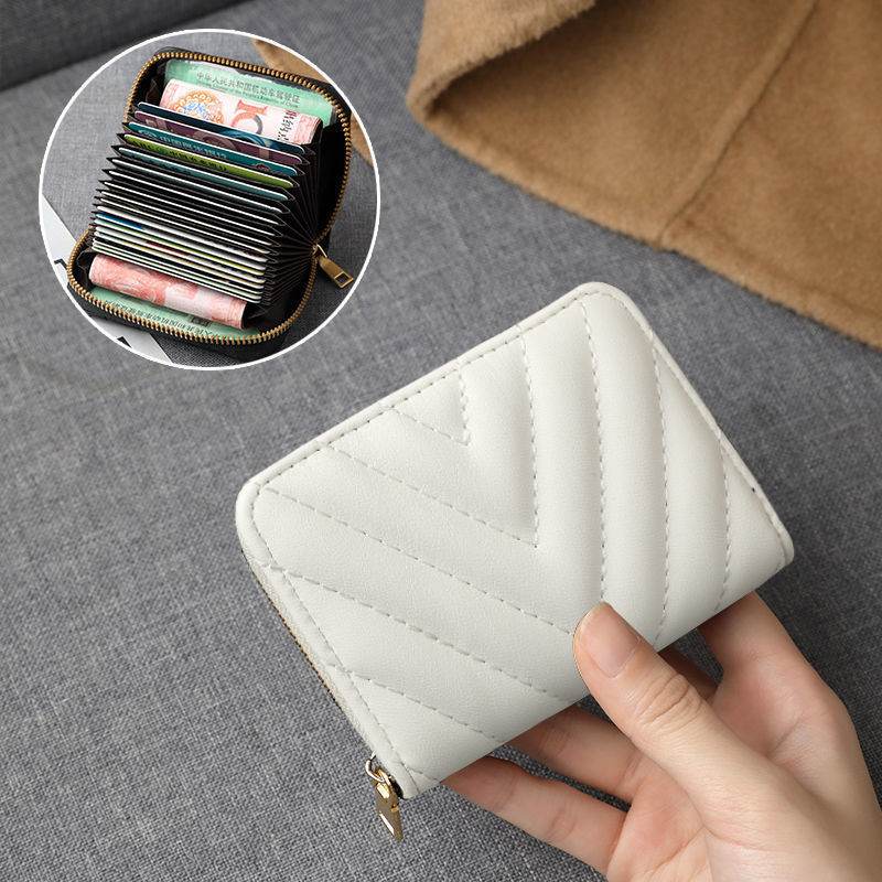 Stylish PU Leather Wallet for Women - 11 Card Slots, Anti-Theft Design - Buy Center