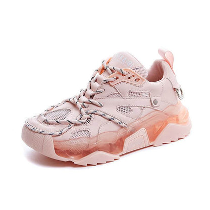 Buycenter Trendy Women's Sneakers - Thick-Soled Breathable Mesh Design - Buy Center