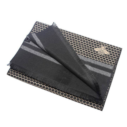 Men's Fashion Plaid Scarf - Thickened Imitation Cashmere for Style and Warmth - Buy Center