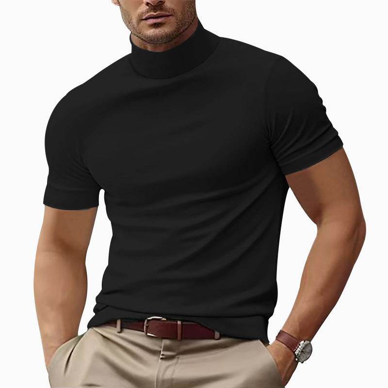 Men's Casual T-Shirt - Slim Fit Solid Color for Spring and Summer - Buy Center
