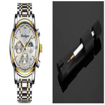 Multifunctional Men's Waterproof Watch - Luminous Quartz Style from Buycenter - Buy Center