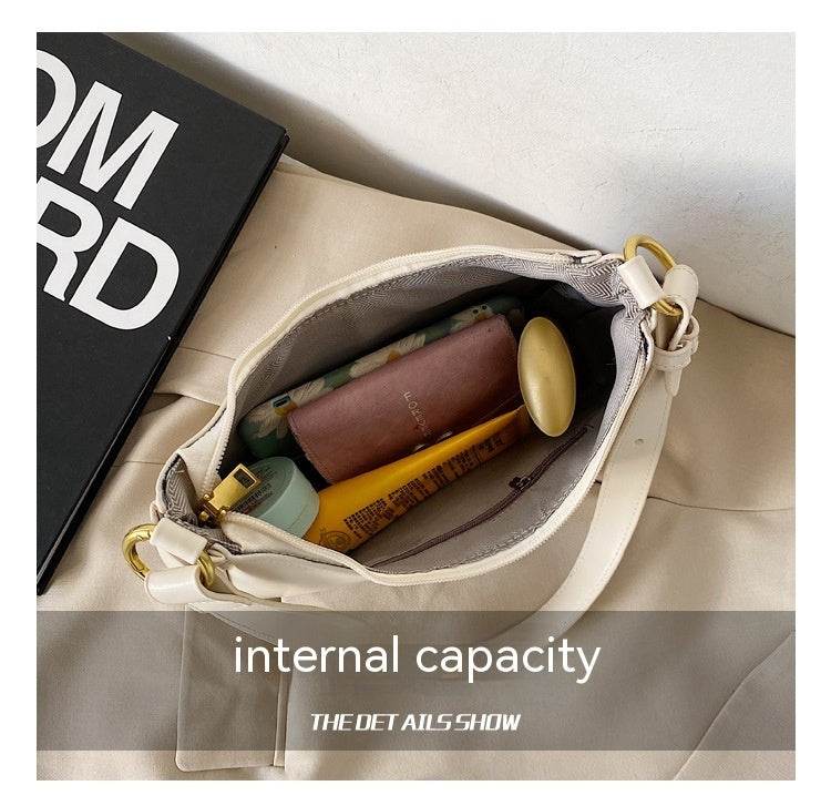 Buycenter Korean Style Messenger Bag - Trendy Crescent Design, Soft Handle - Buy Center