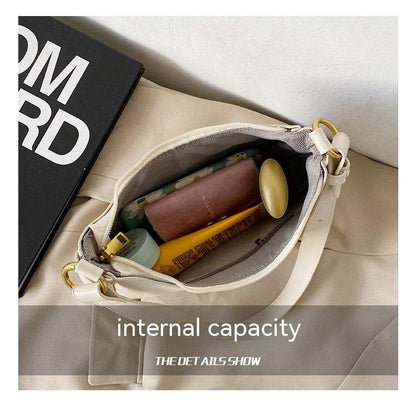 Buycenter Korean Style Messenger Bag - Trendy Crescent Design, Soft Handle - Buy Center