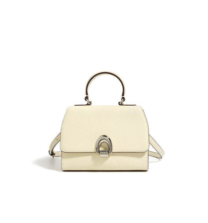 Buycenter Women's Casual Cowhide Handbag - Soft Shell Shape with Pocket - Buy Center