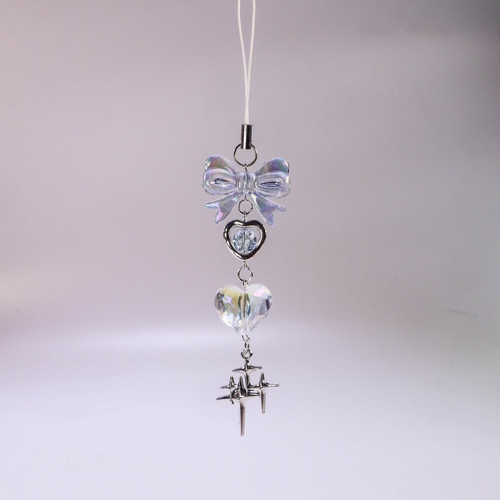 Handmade Blue Clear Heart Beads - Unique Ornaments for Home Decor 2025 - Buy Center